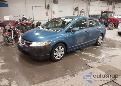 2008 Honda Civic Lx z USA, uszkodzony, nr VIN 1HGFA16598L005337